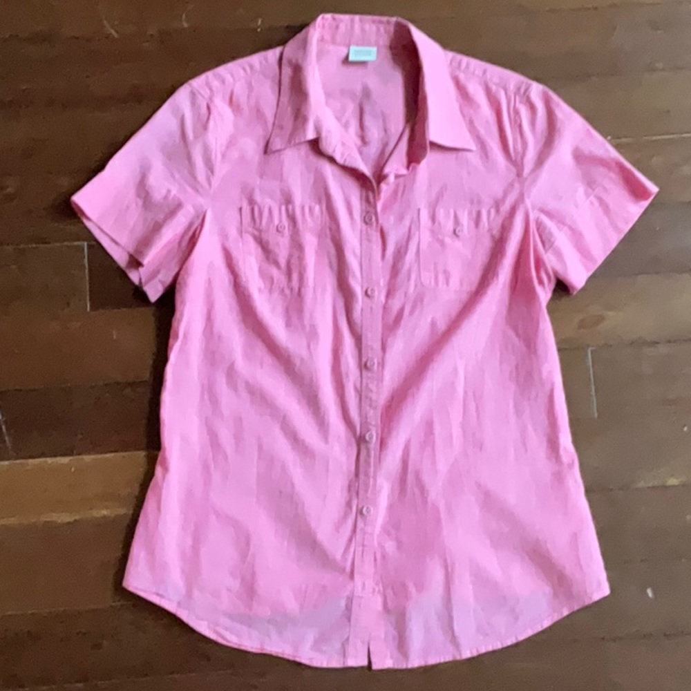 Esprit Women’s Lightweight Cotton Short sleeve Shirt, size 8